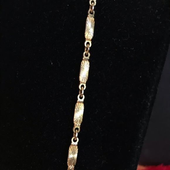Vintage 80s Gold Plated Necklace Chain - Picture 9 of 16